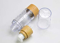 Le cosmétique privé d'air de pompe en bambou de lotion met 100 ml en bouteille sans tube
