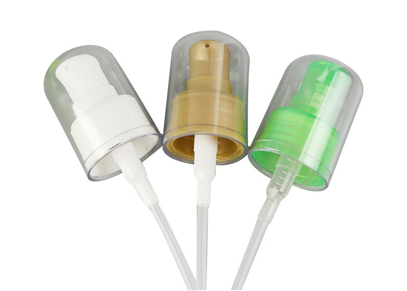 La variété colore la pompe crème portative de lotion de main de pompe en plastique de traitement