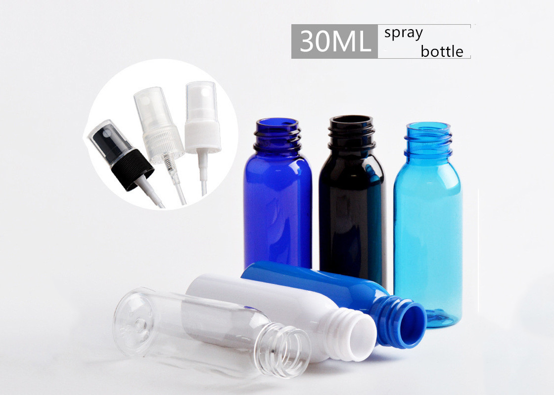Le jet cosmétique en plastique de soin personnel met le pulvérisateur en bouteille de brume de 3 couleurs pour le parfum