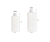 Shampooing comprimable de gel de douche de lotion de toner de Vial Bottles Flip Cap For de cosmétique en plastique rechargeable transparent