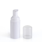 Bouteille claire en plastique adaptée aux besoins du client de pompe de mousse de bouteilles cosmétiques de jet d'ANIMAL FAMILIER pour la mousse faciale de détergent