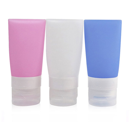 50 ml tube de crème en plastique PE vide crème pour les mains crème pour le corps lotion cosmétique douce emballage tube de pressage