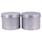 métal argenté en aluminium de conteneurs de pot de vis de 5g 15g 20g 25g 30g 50g