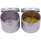 métal argenté en aluminium de conteneurs de pot de vis de 5g 15g 20g 25g 30g 50g