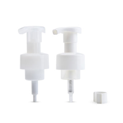 Pompe à savon moussant noire en plastique de 43 mm, prix d'usine, OEM ODM