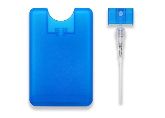 Compact Mini plastique poche Spray Parfum désinfectant pour les mains Carte de crédit Bouteille avec buse en plastique