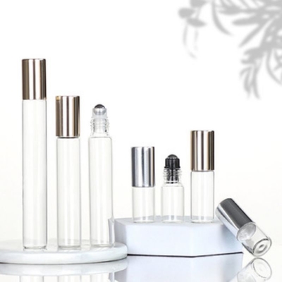 Bouteille de spray en verre de parfum Modèle de couleur personnalisable avec emballage et sérigraphie