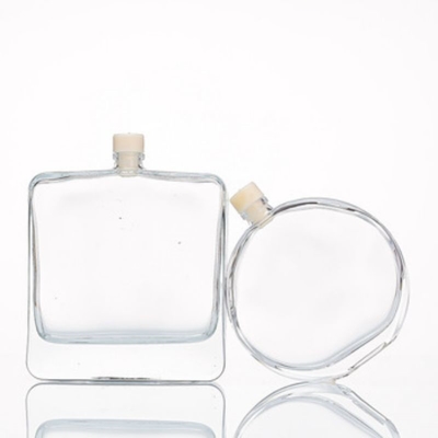 Bouteille de spray en verre de parfum Modèle de couleur personnalisable avec emballage et sérigraphie