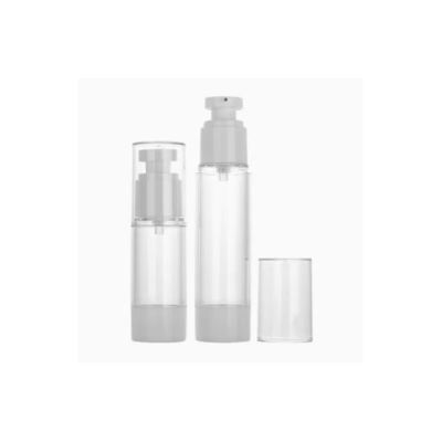 Bouteille cosmétique sous vide en plastique personnalisée 15ml 30ml 50ml 80ml 100ml 120ml pour sérums et crèmes
