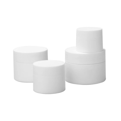 30 ml 50 ml 100 ml Ambre Noir Pp Plastic Crème Cosmétique Bouteille Avec Couvercle Blanc Noir