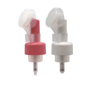 42/410 43/410 pompe à mousse en plastique personnalisée avec pinceau en silicone pour nettoyer la peau du visage