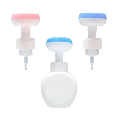 Désinfectant pour les mains mousseux de 42 mm Bouteille de tampon de fleur Dispensateur de savon de fleurs Pompe à savon adaptée aux enfants