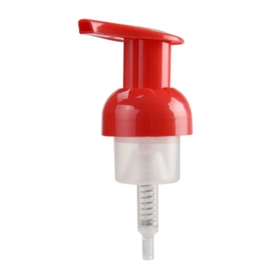 Pompes à mousse de nettoyage du visage de 43 mm Dispensateur en plastique blanc Pompes à lotion en PP pour bouteille