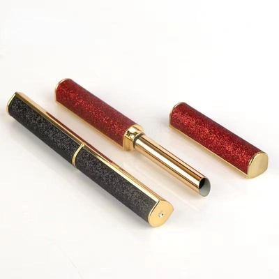 Blush à haute brillance 5 ml de capacité tube en plastique cylindrique avec tête de pinceau
