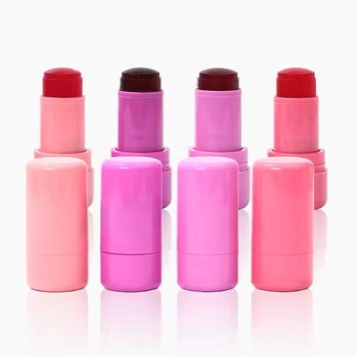 3 ml Mat Petite lèvre mince ronde Tubes de rouge à lèvres creux gelés et vides Contenants de baume sur mesure Emballage