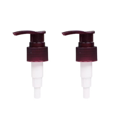 Pompes à lotion à ressort à vis de 24 mm et 28 mm à 1,5 cc pour différents types de capuchons