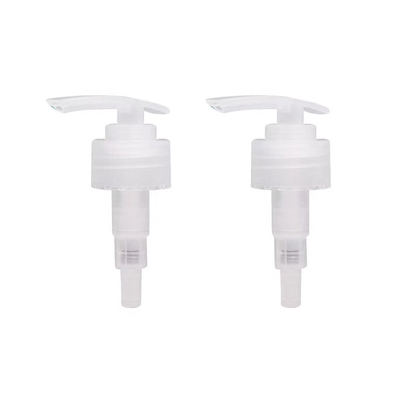 1.5cc pompe à lotion de dosage pour 24 mm 28 mm fermetures à vis à nervures options de capuchon multiples