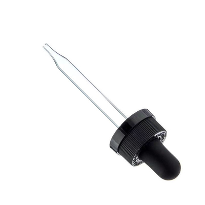 18 mm 20 mm 24 mm Pp plastique à côtes gouttelettes en verre pour les soins de la peau