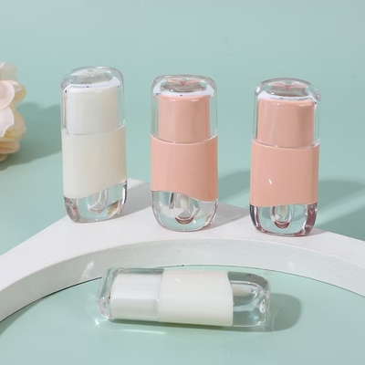 Tuyau de rouge à lèvres vide sur mesure 3.5G avec fermeture à vis de joint en caoutchouc Tuyau de baume à lèvres en plastique pour emballage en plastique de récipient cosmétique