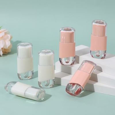 Tuyau de rouge à lèvres vide sur mesure 3.5G avec fermeture à vis de joint en caoutchouc Tuyau de baume à lèvres en plastique pour emballage en plastique de récipient cosmétique