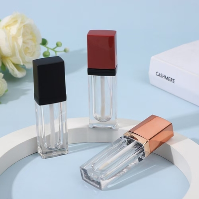 Tuyau de rouge à lèvres à bouche creuse vide 3G personnalisé avec fermeture à vis de joint en caoutchouc Tuyau de baume à lèvres en plastique pour récipient cosmétique
