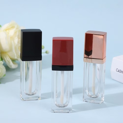 Tuyau de rouge à lèvres à bouche creuse vide 3G personnalisé avec fermeture à vis de joint en caoutchouc Tuyau de baume à lèvres en plastique pour récipient cosmétique