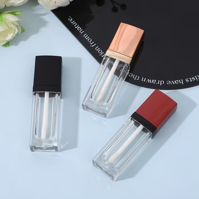 Tuyau de rouge à lèvres à bouche creuse vide 3G personnalisé avec fermeture à vis de joint en caoutchouc Tuyau de baume à lèvres en plastique pour récipient cosmétique