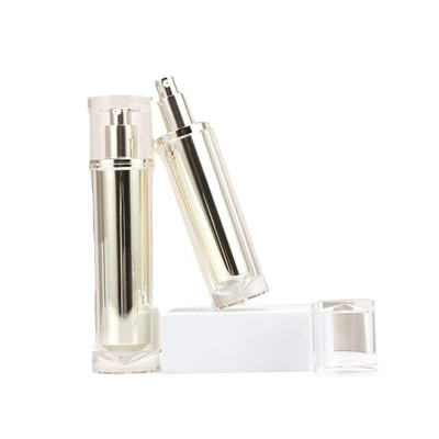 100 ml de pompe acrylique sans air, lotion pour le visage, cosmétiques, bouteille de crème