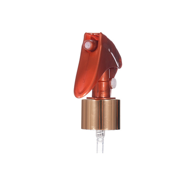 28/410 24/410 Mini pulvérisateur de déclencheur en or en aluminium Noir et blanc Tête en plastique transparent Appuyez sur le bouton déclencheur