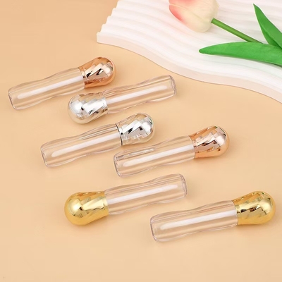 Vente en gros de tubes de rouge à lèvres vides sur mesure de 3,5 g avec fermeture à vis de joint en caoutchouc Tubes de baume à lèvres en plastique pour emballage de récipients cosmétiques