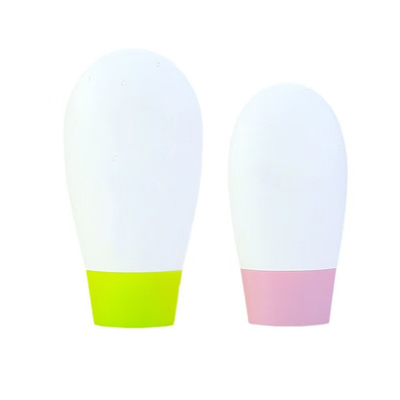 30 ml 50 ml Fondation de crème solaire sérum lotion bouteille en plastique compressable cosmétique