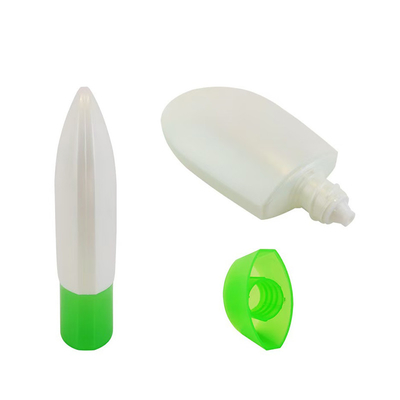 30 ml 50 ml Fondation de crème solaire sérum lotion bouteille en plastique compressable cosmétique