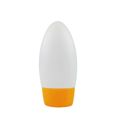 Impression personnalisée fournie gratuitement 30 ml 50 ml Fondation de crème solaire sérum lotion Bouteille en plastique compressable inversée