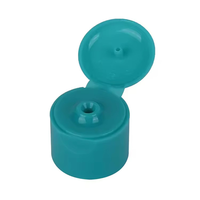 Bouteille de shampooing à vis Couvercle en plastique transparent avec plaque d'aluminium lisse