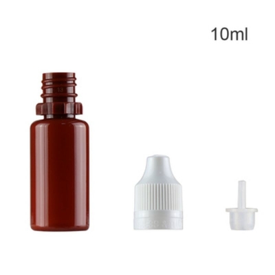 Bouteille de 10 ml avec gouttière pour bouteilles d' huile de fumée à fermeture à pression