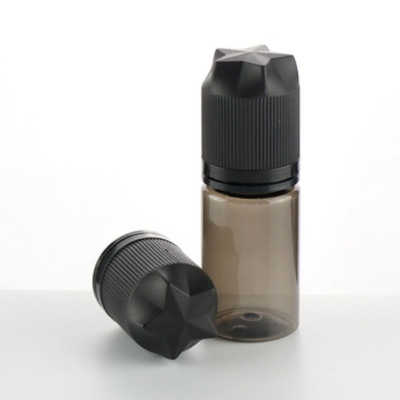 Bouteille de gouttelette d'huile de fumée en plastique de 30 ml avec une pointe mince et un capuchon anti-enfants