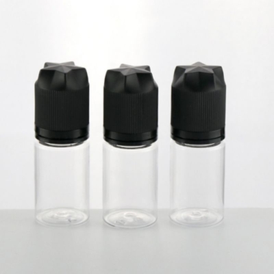 bouteille d'huile à fumée noire, bouteille en plastique