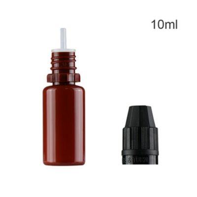 Bouteille liquide en plastique noir clair avec capuchon anti-tamper