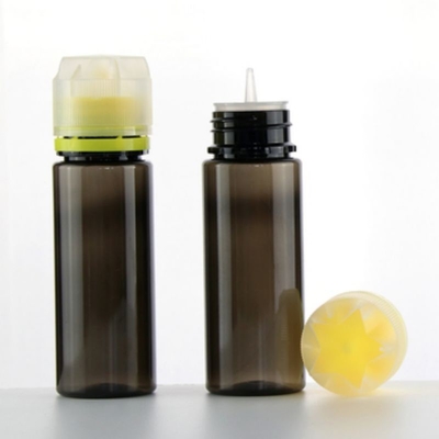 Bouteille d'huile à fumée noire transparente de 30 ml Bouteille d'huile pour animaux de compagnie Emballage en plastique