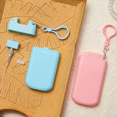 20 ml de désinfectant pour les mains, parfum de poche, cartouche de carte de crédit, pulvérisateur avec logo personnalisé