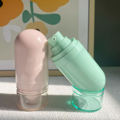 Bouteille de pulvérisation 50 ml Bouteille inversée Cute Macaron Couleur sans air Bouteille de soins de la peau