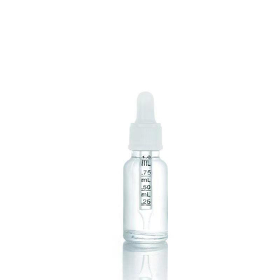 18mm Plastic Bottle Dropper et 10ml Amber Oil Glass Essential Oil Bottle pour le voyage ou à la maison