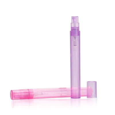 Bouteille d'échantillon en verre de parfum à pulvérisation miniature transparente de 10 ml avec pompe à pulvérisation en plastique imperméable Oui