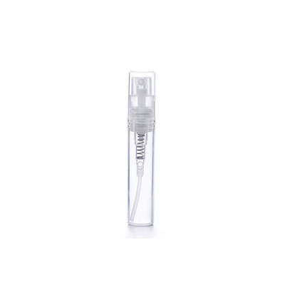 Bouteille d'échantillon en verre de parfum à pulvérisation miniature transparente de 10 ml avec pompe à pulvérisation en plastique imperméable Oui
