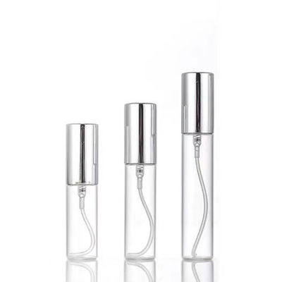 Flacon échantillon de parfum en verre avec vaporisateur miniature de 5 ml et 10 ml en gros avec pompe de pulvérisation en plastique