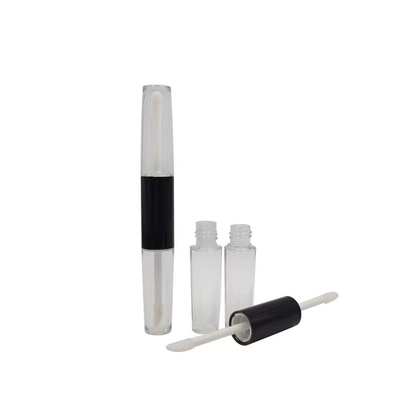 Matériau plastique Tuyau de rouge à lèvres personnalisé 10 ml pour la crème liquide Contenant carré emballage cosmétique