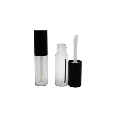 Tuyau de baume à lèvres en plastique pour récipient cosmétique Emballage en plastique personnalisé Tuyau de rouge à lèvres vide 3.5G avec fermeture à vis de joint en caoutchouc