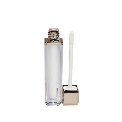 Lips gloss hydratant, baume à lèvres, tube à bouche ronde vide, tube à rouge à lèvres avec fermeture à vis en plastique