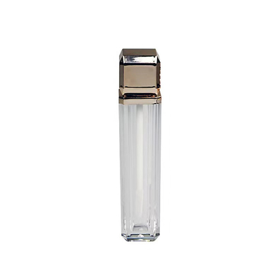 Lips gloss hydratant, baume à lèvres, tube à bouche ronde vide, tube à rouge à lèvres avec fermeture à vis en plastique