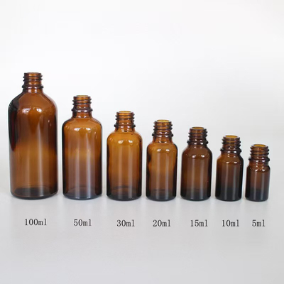 Bouteille d' huile essentielle pour produits cosmétiques 5ml 10ml 15ml 20ml 30ml 50ml 100ml Options de capacité
